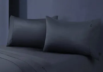 1000TC Egyptian Cotton Pillowcase Pair | Charcoal