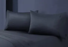 1000TC Egyptian Cotton Pillowcase Pair | Charcoal