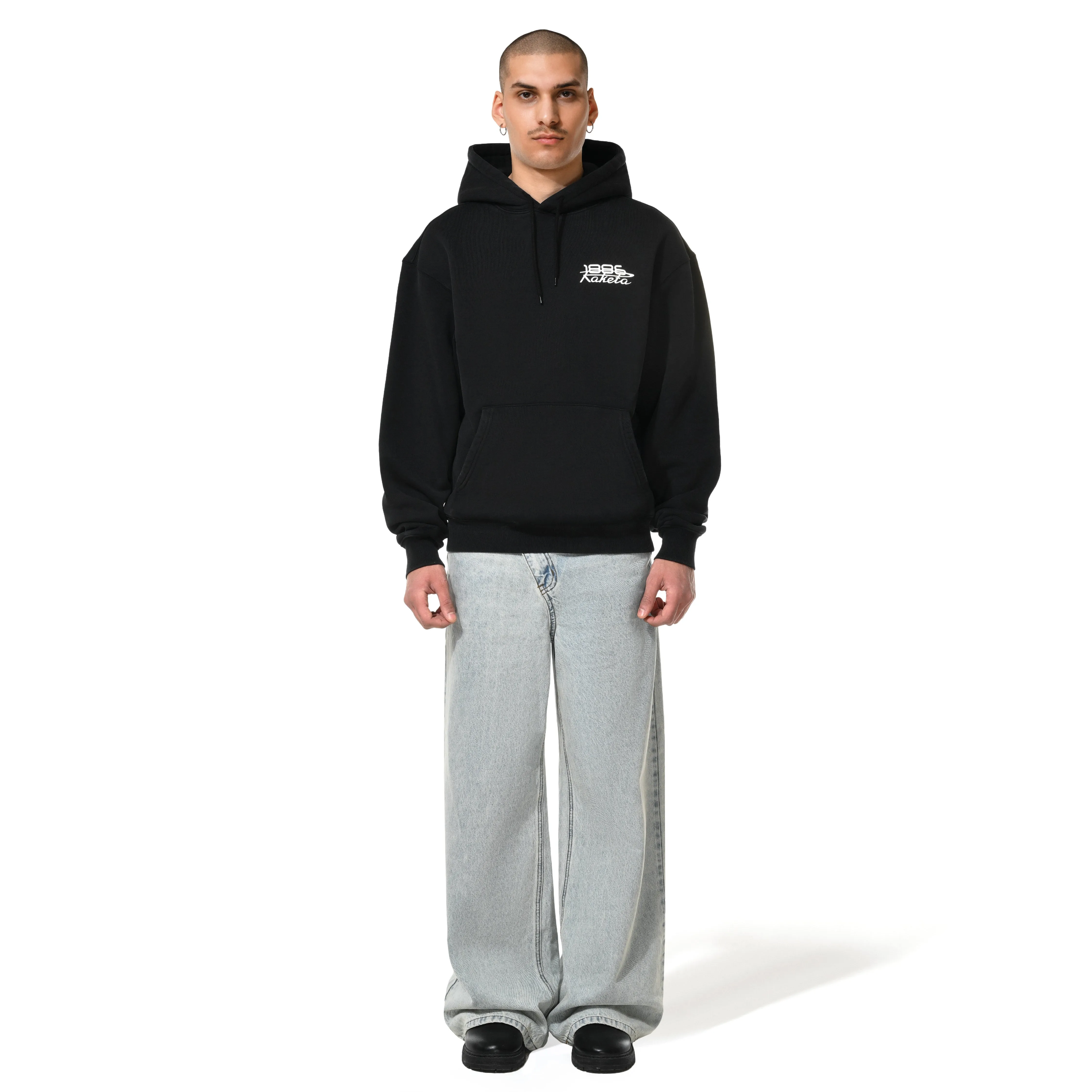1886 X RAKETA DIAL HOODIE - BLACK