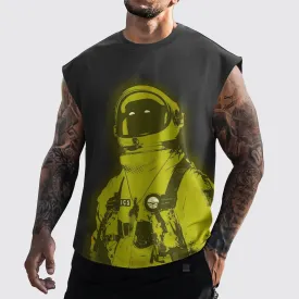 Astronaut 3D Cut-Off Tank- AA05282 Astronaut 3D Cut-Off Tank- AA05282