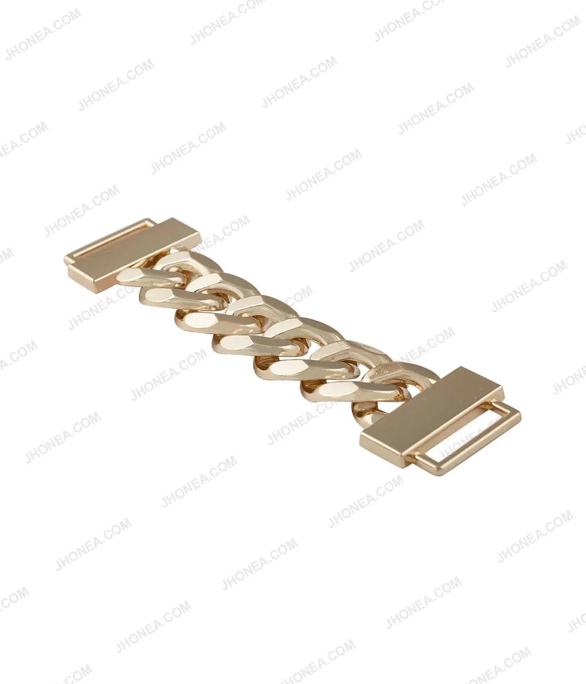 Chain Design Shiny Gold Fashion Belt Accessory