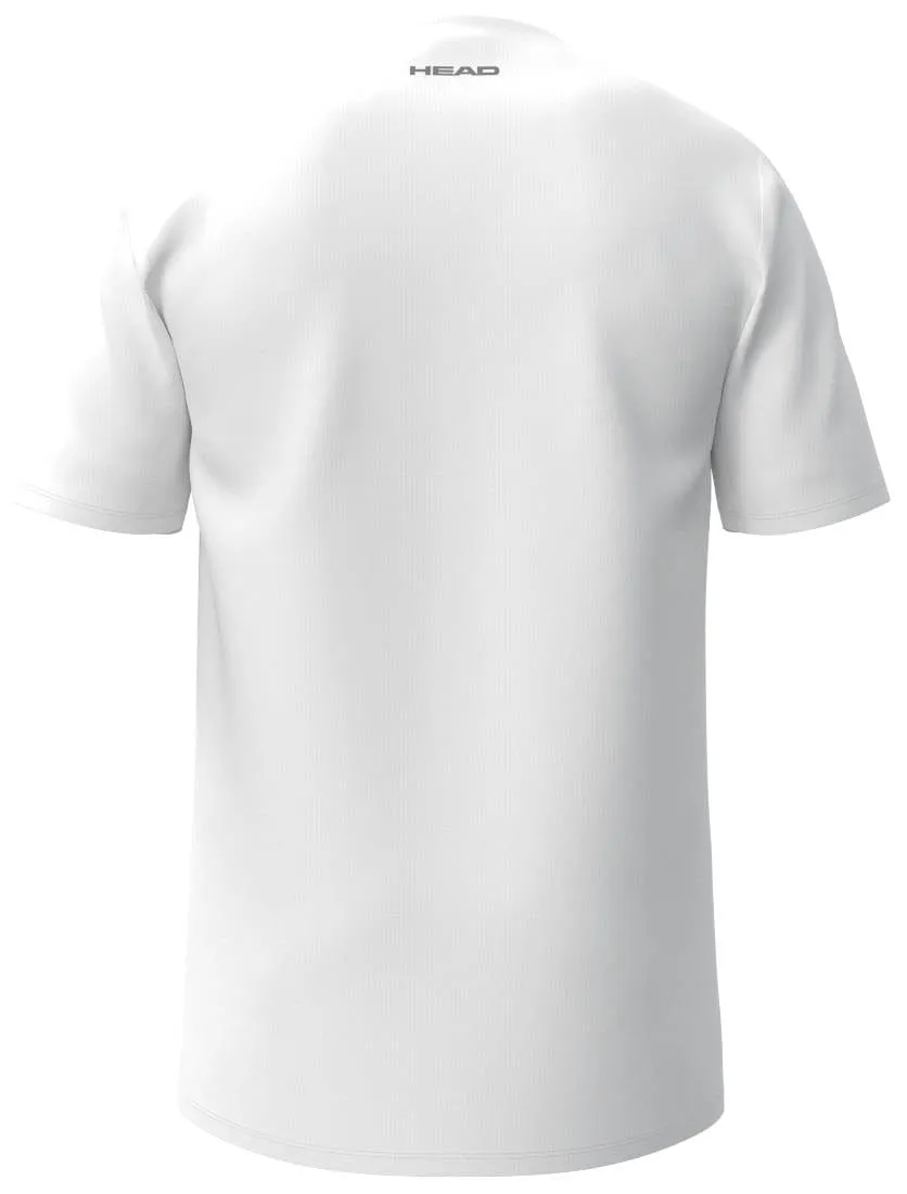 HEAD Simple Mens Padel T-Shirt - White