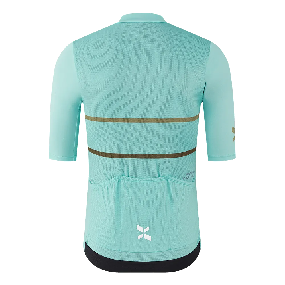 Men's Training Jersey A002-Cyan