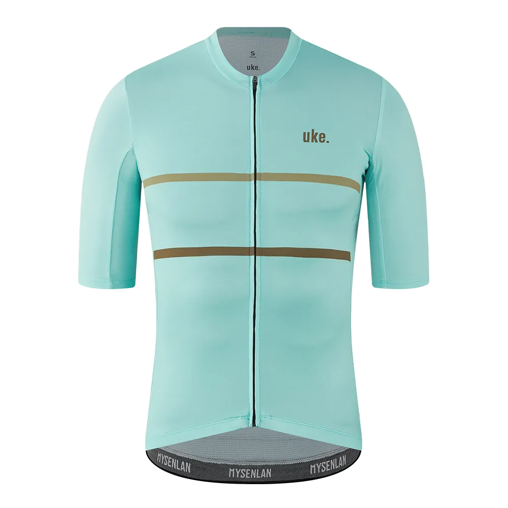Men's Training Jersey A002-Cyan