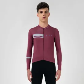 Men's Training LS Jersey A001- Claret