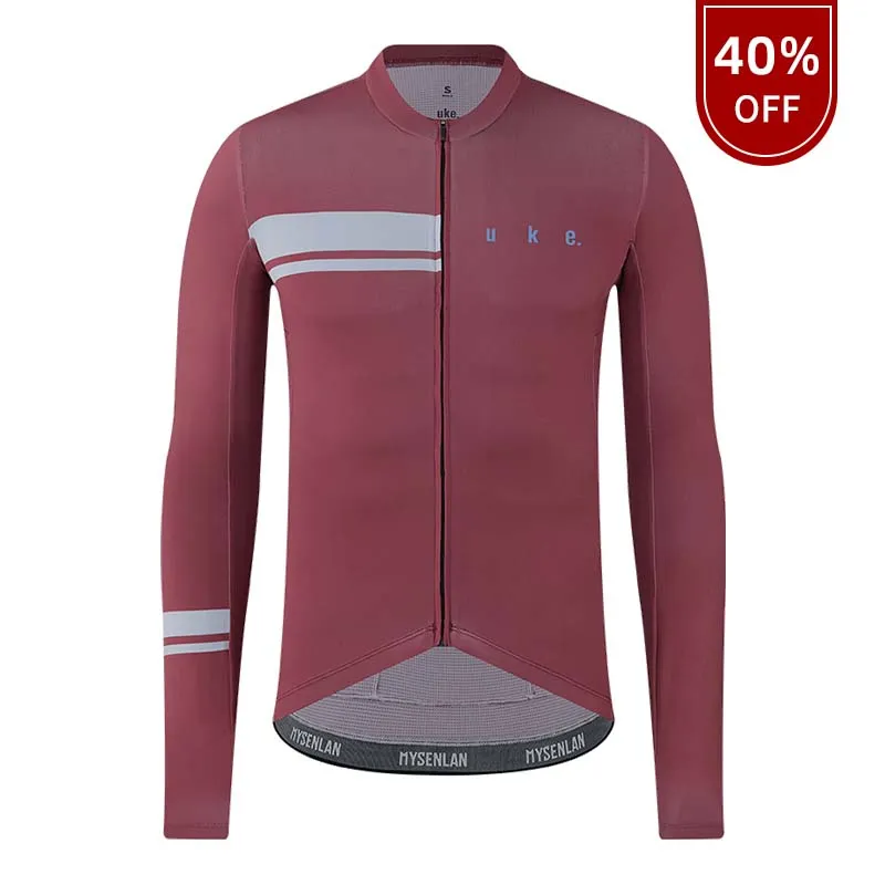 Men's Training LS Jersey A001- Claret