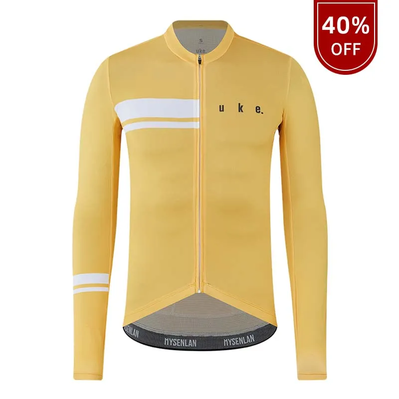 Men's Training LS Jersey A001-Lemon Yellow