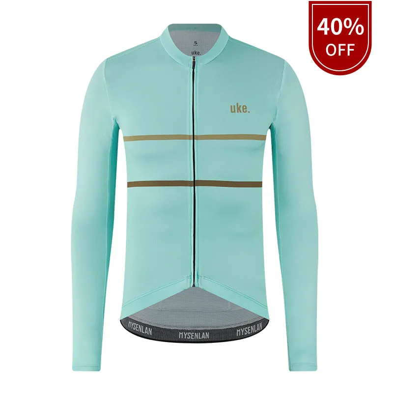 Men's Training LS Jersey A002-Cyan
