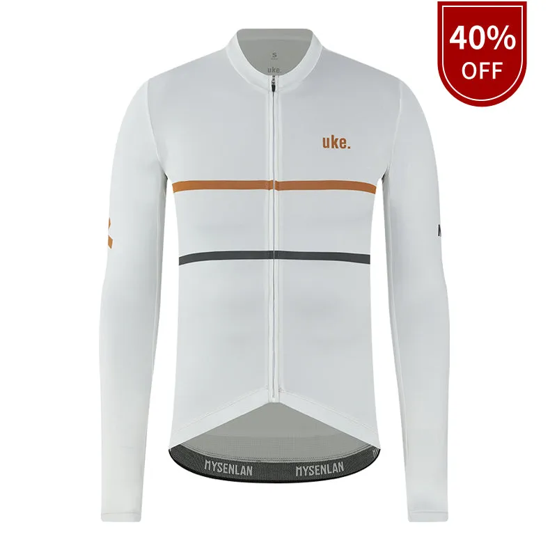 Men's Training LS Jersey A002-Egret White