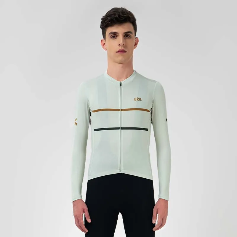 Men's Training LS Jersey A002-Egret White