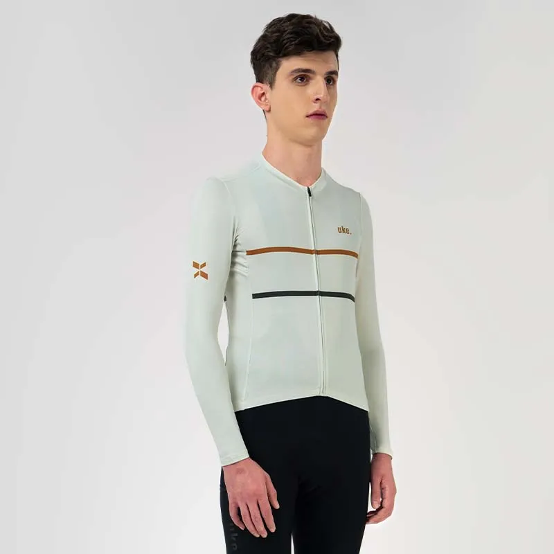 Men's Training LS Jersey A002-Egret White
