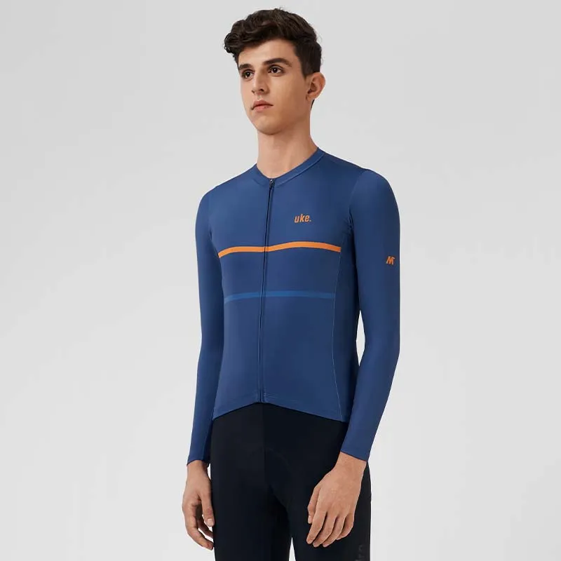Men's Training LS Jersey A002-Navy