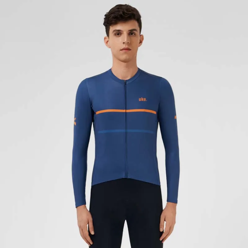 Men's Training LS Jersey A002-Navy