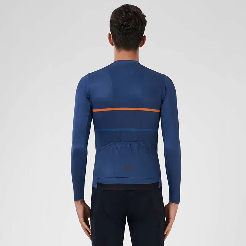 Men's Training LS Jersey A002-Navy
