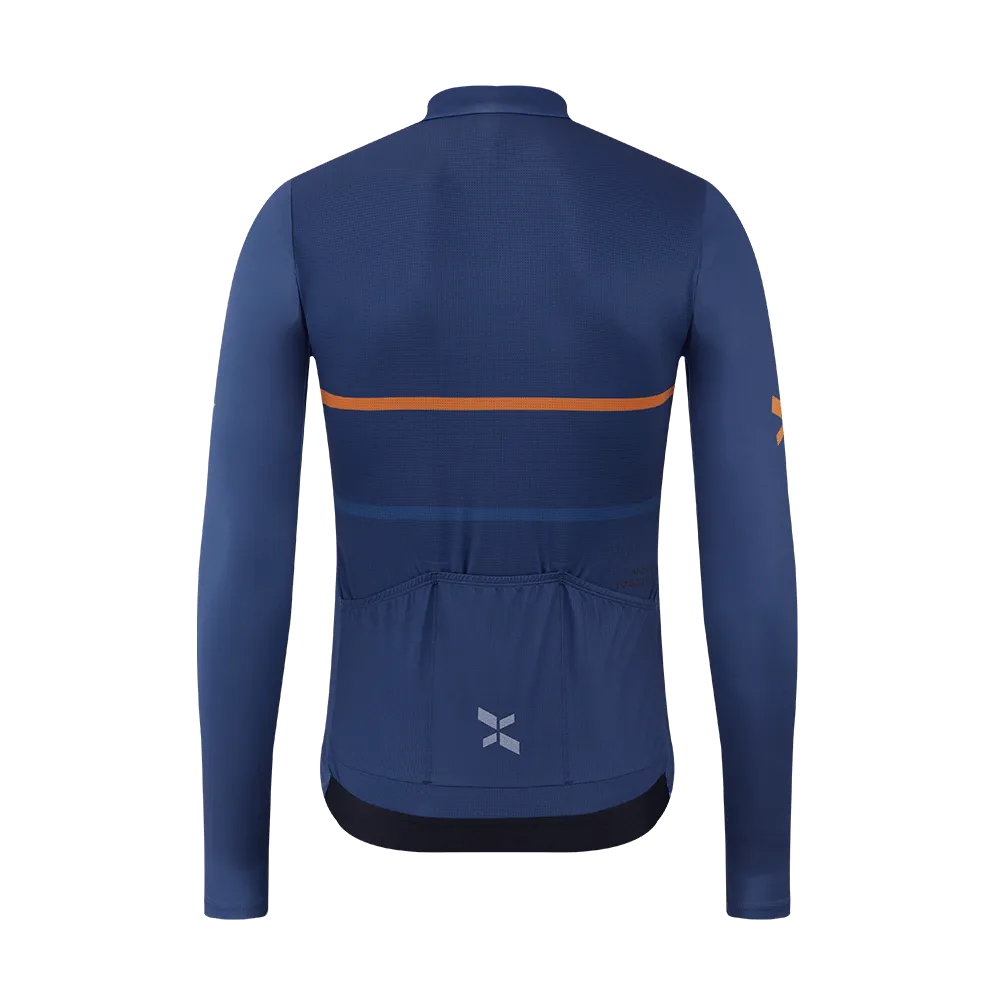 Men's Training LS Jersey A002-Navy