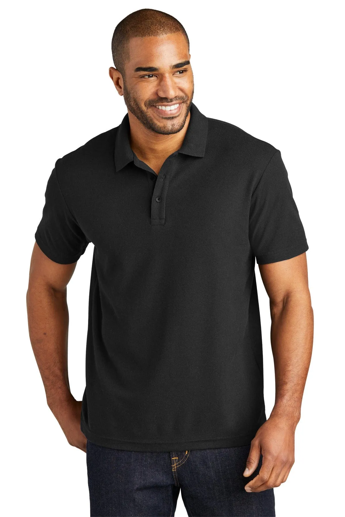 Port Authority K867: C-FREE Cotton Blend Pique Polo