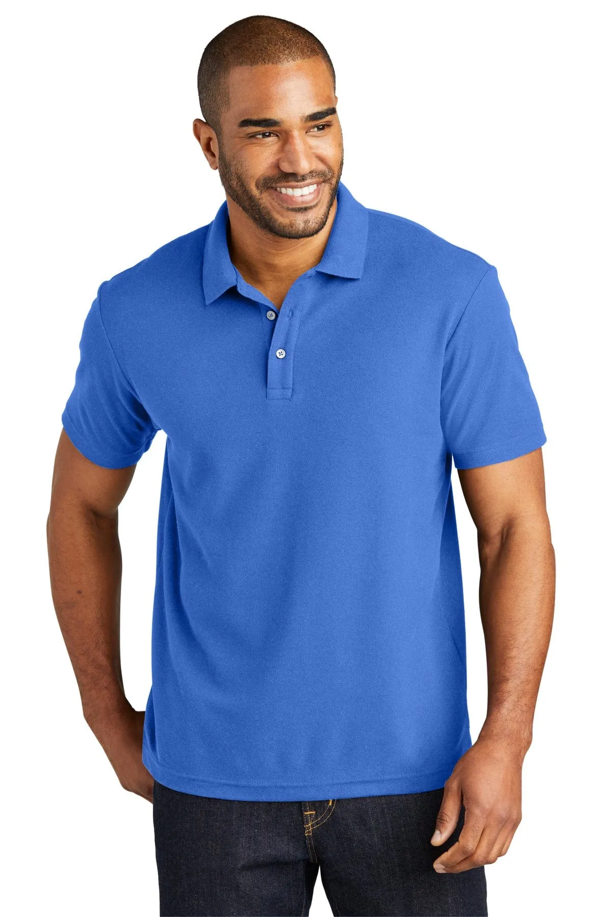 Port Authority K867: C-FREE Cotton Blend Pique Polo