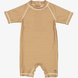 Swimsuit Cas | Baby - golden green stripe