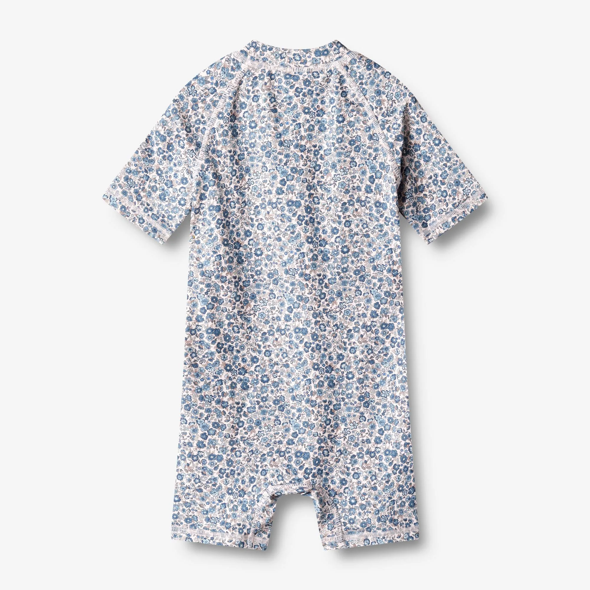 Swimsuit S/S Cas - blue flower meadow