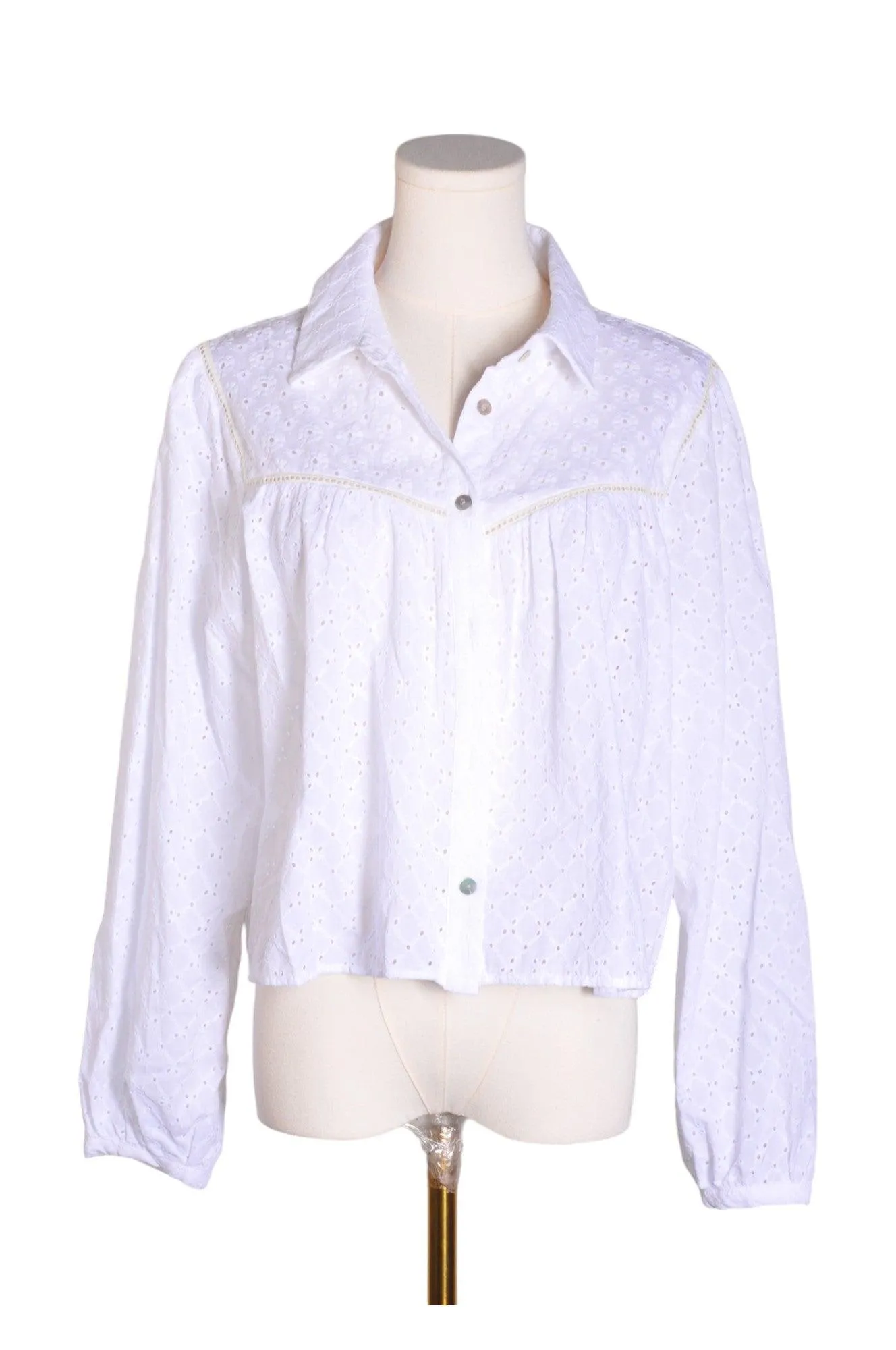 ZARA Women Blouses Regular fit in White - XL